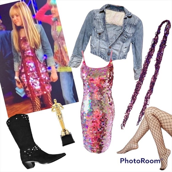 Hannah Montana’s Wardrobe, pink sequin dress - Picture 9 of 13